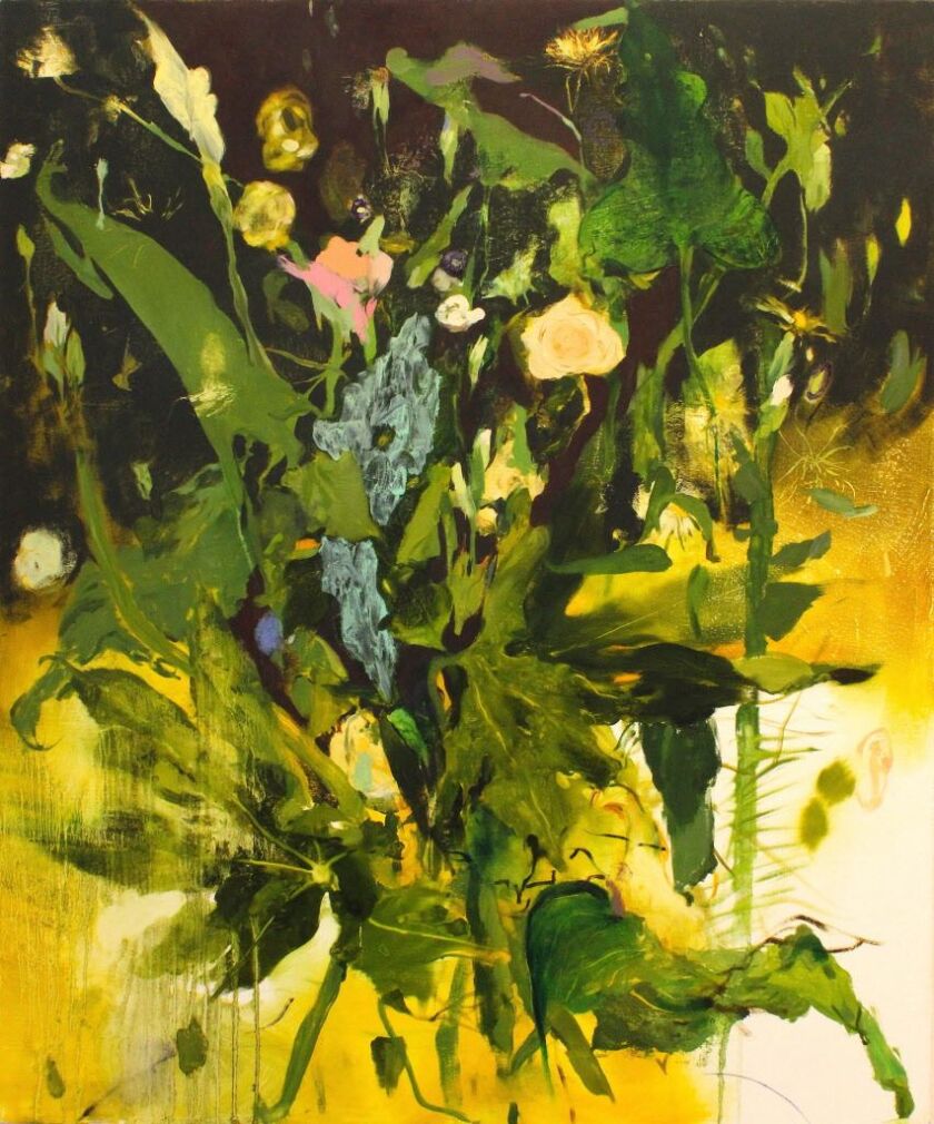 Jennifer Packer, “Say Her Name,” 2017. Packer’s work is featured in an exhibit this fall at the Renaissance Society. | Courtesy of the artist and Corvi-Mora, London.