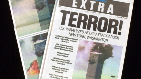 A special extra edition of the Sun-Times following the terrorist attack on the World Trade Center towers in New York, Tuesday, Sept. 11, 2001.