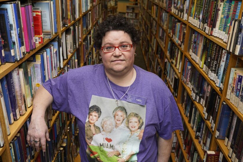 Nikki Luman, who works part-time for a library in Sycamore, Ohio, has seen her income fall as the library cut back its hours.
