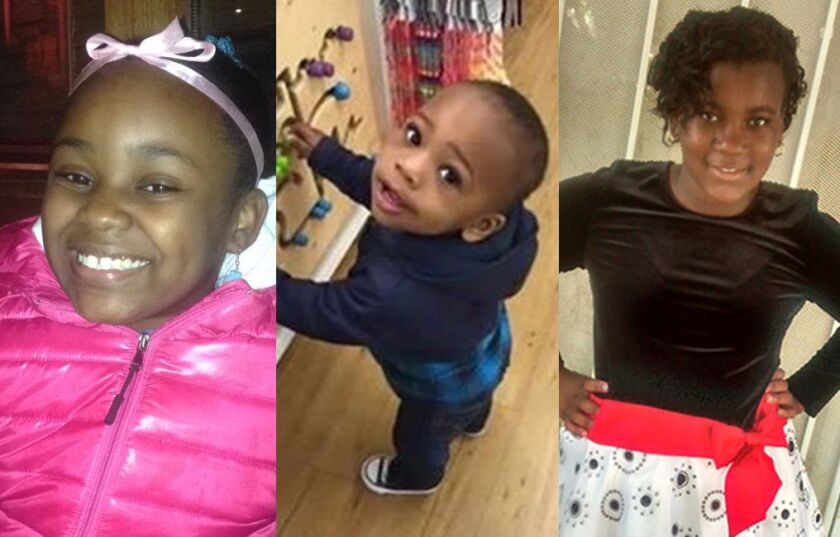 Takiya Holmes, 11, Lavontay White, 2, and Kanari Gentry-Bowers, 12, were killed within a period of four days in Chicago. | Family photos