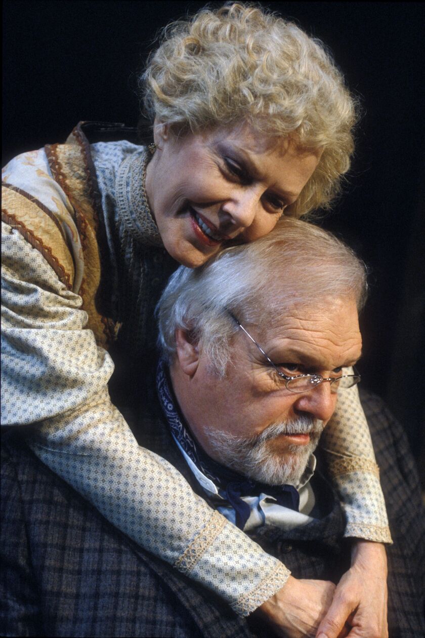 Brian Dennehy with Pamela Payton-Wright in Goodman Theatre’s 2002 production of “Long Day’s Journey Into Night.” | LIZ LAUREN PHOTO