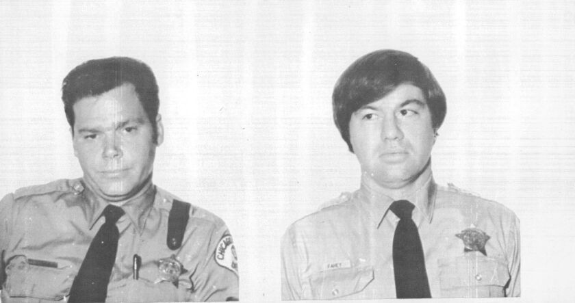 Chicago Police Officer Richard O’Brien, left, and his partner, William Fahey | Sun-Times file photo