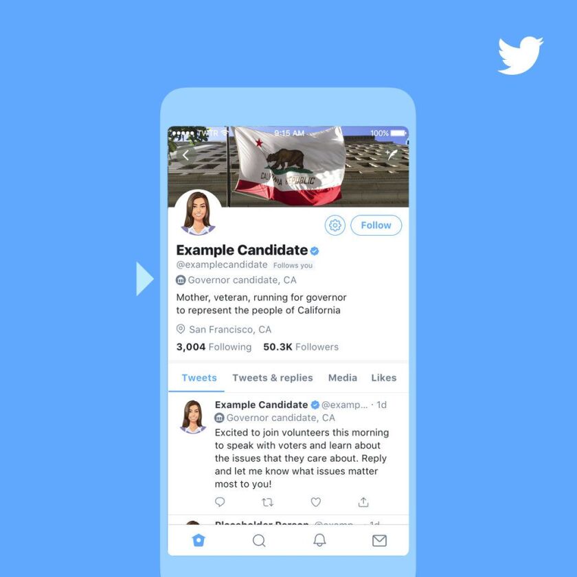 Twitter says the move is to provide users with “authentic information.” | Twitter via AP