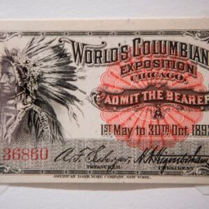 A ticket to the 1893 Columbian Exposition. | James Foster/For the Sun-Times