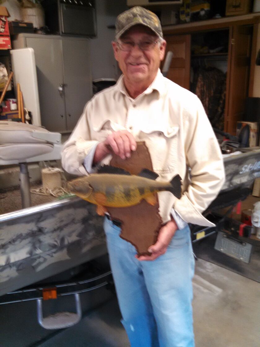 Back in 2015, Joe Grega expressed surprise that the yellow perch he caught on January 5, 1974 was still an Illinois record. it is still standing Credit: Dale Bowman