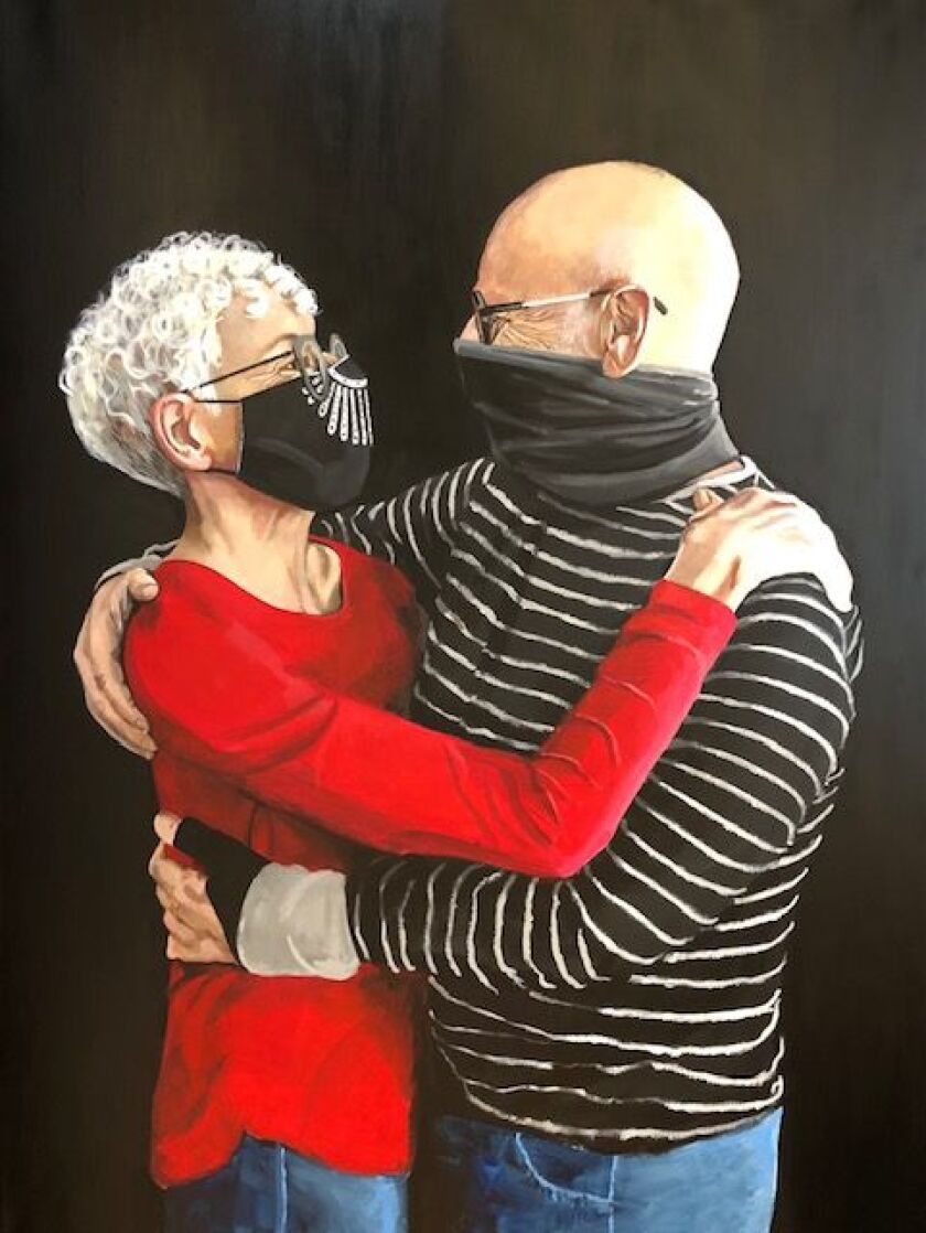 “Marla and Wayne,” a portrait by Phil Gayter.