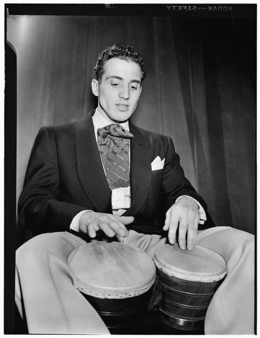 Jack Costanzo fell in love with bongos when he saw a band from Puerto Rico at Chicago’s Merry Garden ballroom. He crafted his first set of bongos from butter tubs. | Facebook
