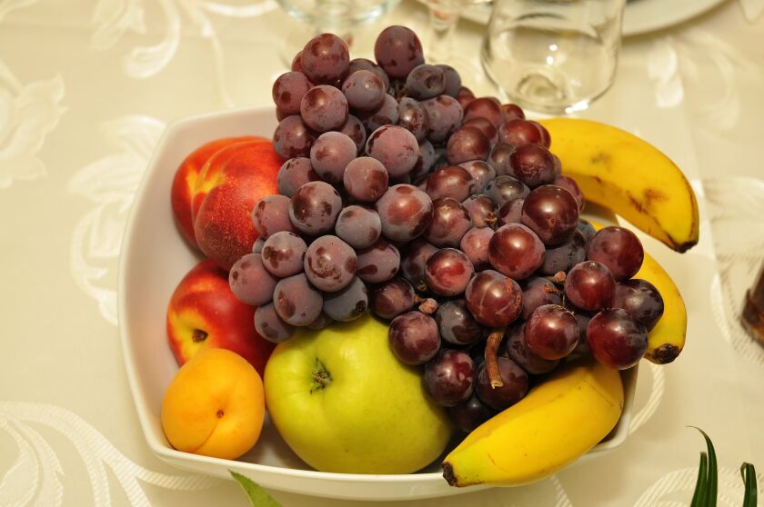 Consider fresh fruit for snack time, instead of pre-packaged snack items, whose wrappings create landfill waste. | STOCK.ADOBE.COM