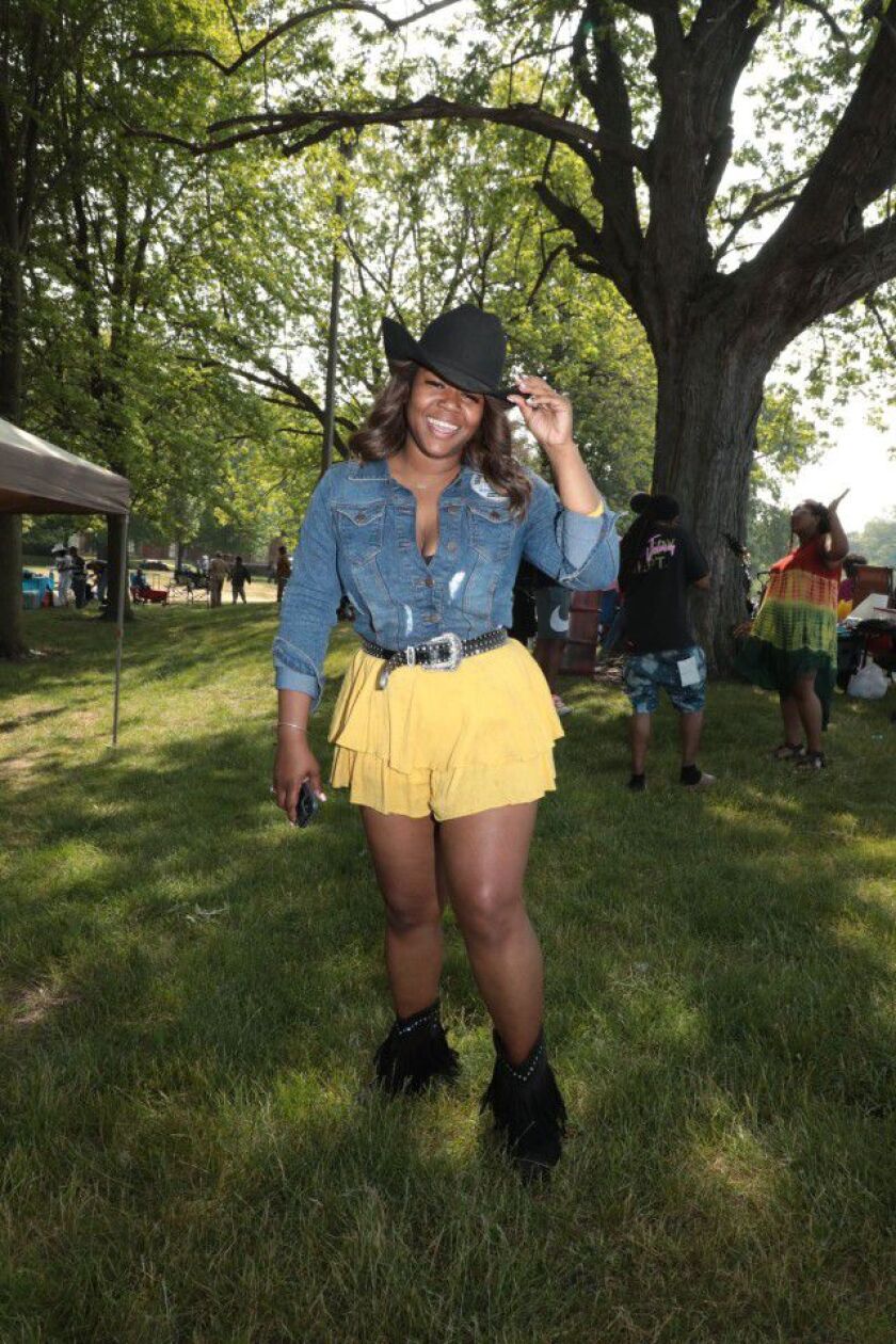 Amber Leslie, a member of the Broken Arrow Horseback Riding Club.