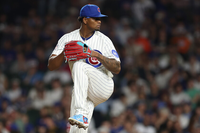 Cubs right-hander Edward Cabrera shines in Wrigley Field debut - Chicago Sun-Times