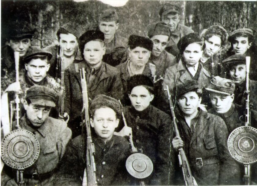 Leon Figa is in the top row, second from the left. This photograph was believed to be taken in 1943 when the freedom fighters attacked and took over a German truck and found a camera inside the vehicle.