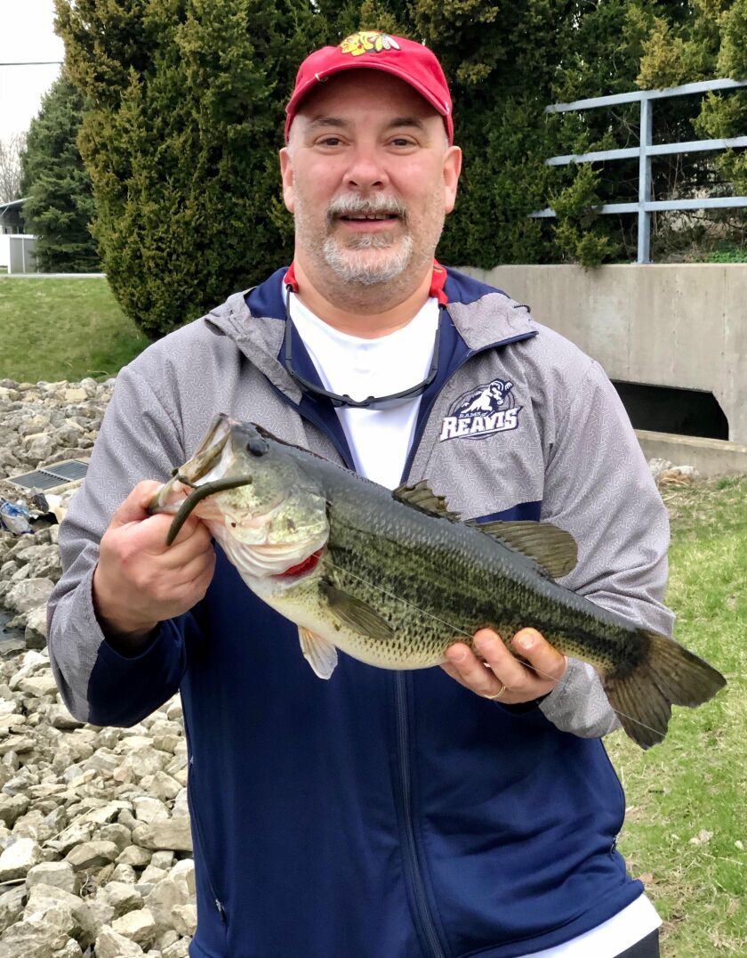 Louis Cook with a largemouth bass from Lockport. Provided photo
