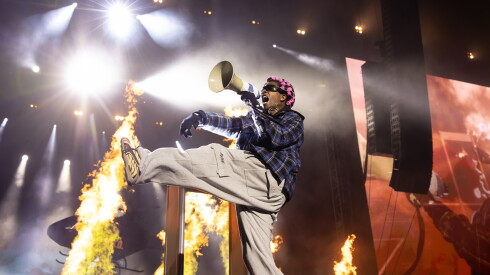 A$AP Rocky performs at Lollapalooza 2025