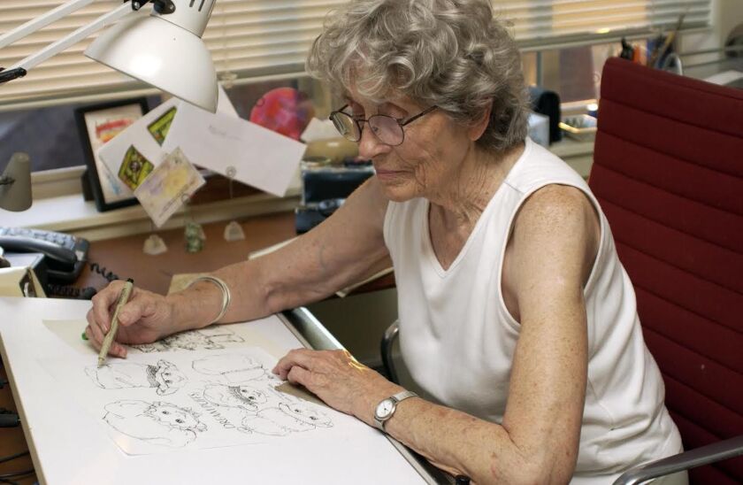 Toy designer and artist Allison Katzman at work.