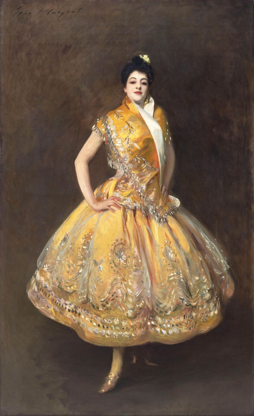 John Singer Sargent’s “La Carmencita” (1890), a portrait of a Spanish dancer, was a hit at Chicago’s Third Annual Exhibition of American Oil Painting at the Art Institute. | <span class="s1">© RMN (MUSEE D’ORSAY) / GERARD BLOT</span>