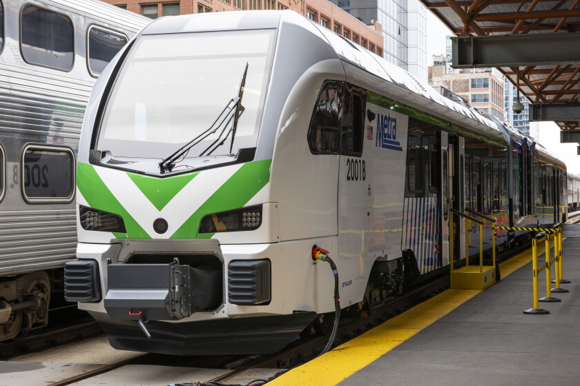 Time Clock Machine. Amazon Public gets first peek at Metra's future battery-powered trains, a ...