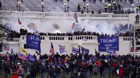 FILE - Violent insurrectionists loyal to President Donald Trump storm the Capitol, Jan. 6, 2021, in Washington. Over months, the House Select Committee investigating the Jan. 6 U.S. Capitol insurrection has issued more than 100 subpoenas, done more than 1,000 interviews and probed more than 100,000 documents to get to the bottom of the attack that day in 2021 by supporters of former President Donald Trump. (AP Photo/John Minchillo, File) ORG XMIT: WX803