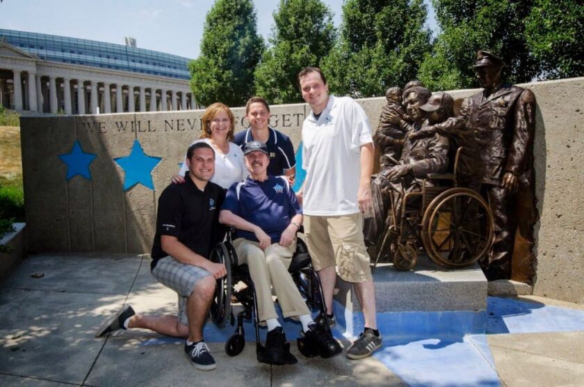 Bernard Domagala with his family. | Chicago Police Department