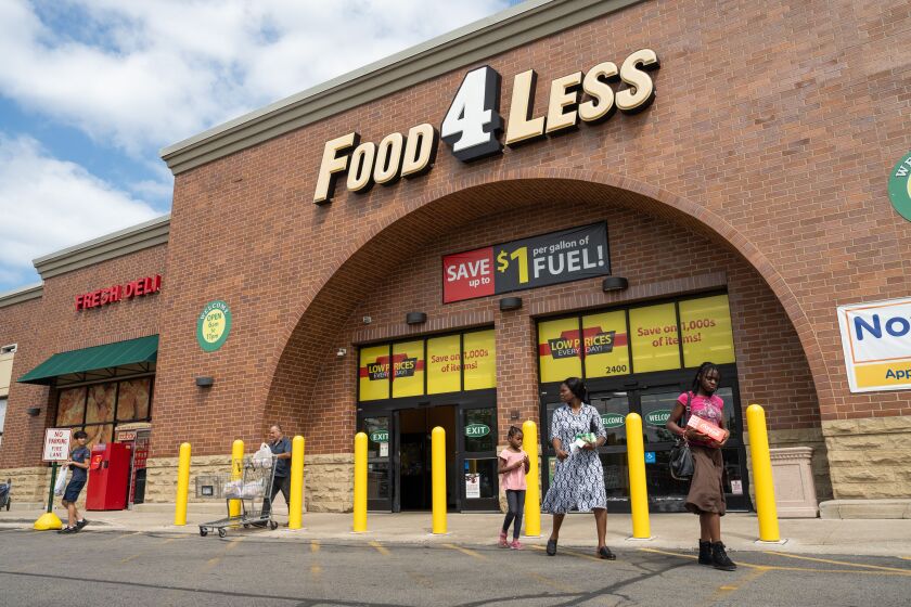 Discount grocers, including Food 4 Less, are among options that shoppers use when major grocers have moved away.