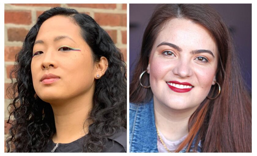 Aram Han Sifuentes (left) and Nancy Garcia are 2022 recipients of Joyce Awards.