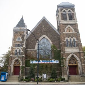 Concordia Lutheran Church, in Avondale. At 125 years old this was one of the first gothic-style churches in Chicago. | Tyler LaRiviere/Sun-Times