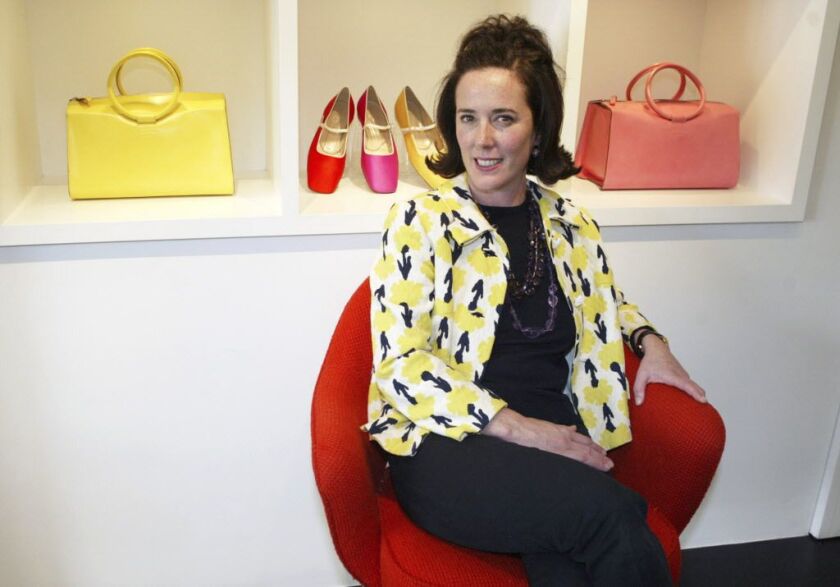 In this May 13, 2004, designer Kate Spade is photographed during an interview in New York. | AP Photo/Bebeto Matthews, File