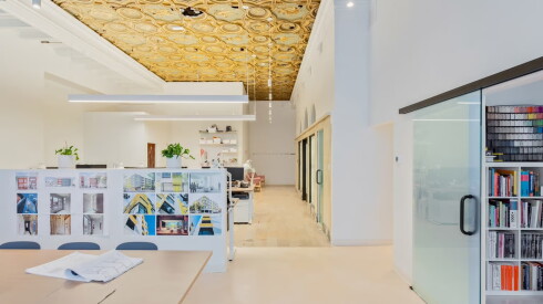 Inside the office of architecture and design firm Canopy at 180 W. Washington St., Suite 200.