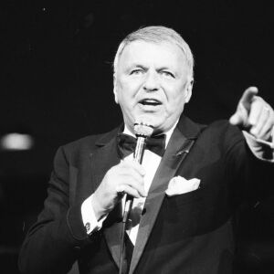 Frank Sinatra.at the Chicago Theatre, 1986. | Sun-Time Photo, File