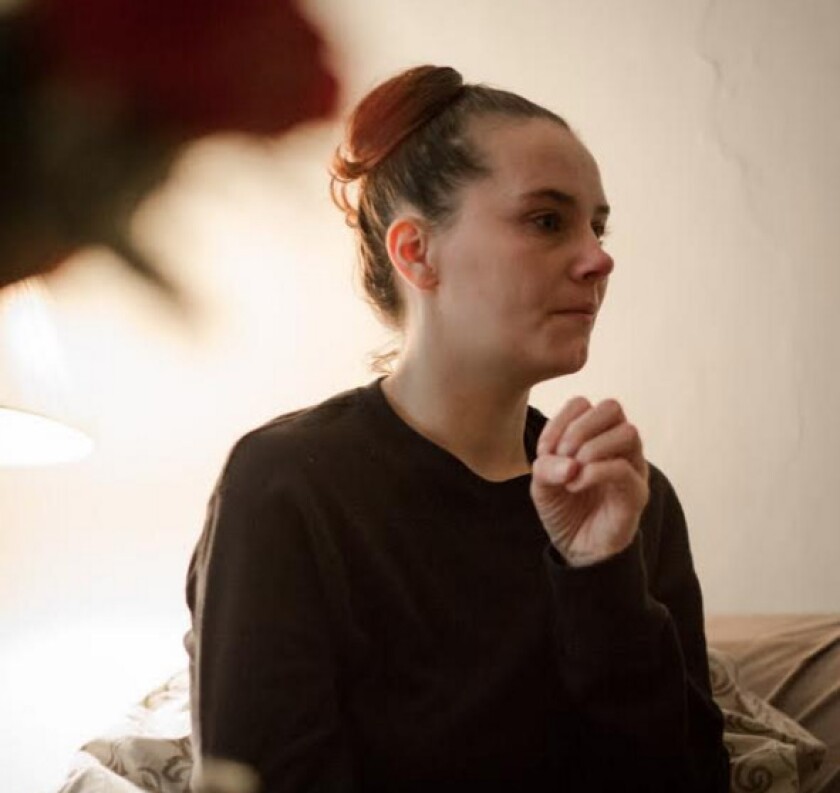 Brianne Branham, Jazlene Branham’s mother. | Santiago Covarrubias/Sun-Times