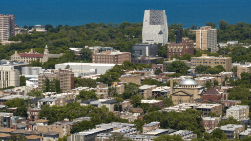 The Woodlawn neighborhood surrounds the Obama Presidential Center