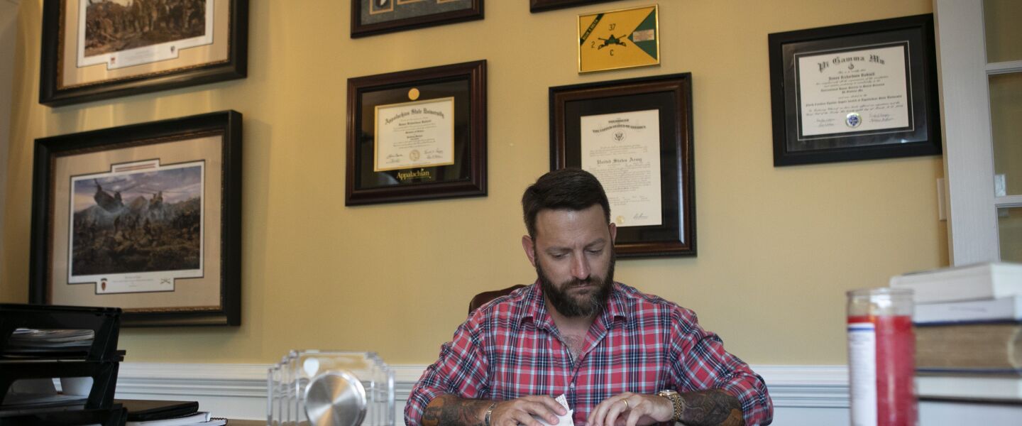 Jim Rudisill has been trying to get his full educational benefits for years through a lawsuit against the federal Department of Veterans Affairs. He won his case last year, but the VA has appealed.