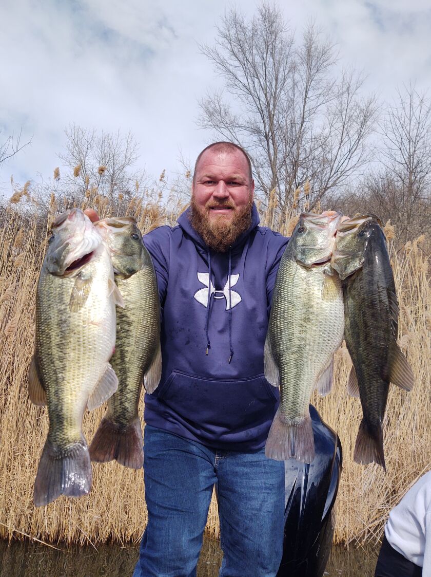 Pete Banach sent a sample of the bounty caught at Braidwood Lake on opening day March 1. Provided photo