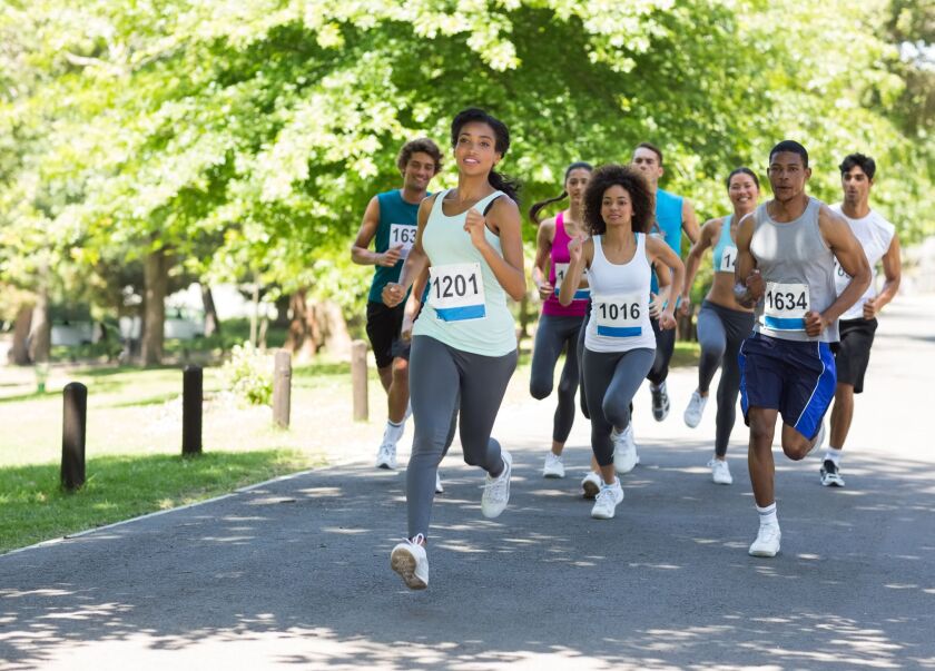 A marathon is going to be on the road, so prep your body for how it might feel when doing 20 miles on a roadlike surface. | THINKSTOCKIMAGES.COM