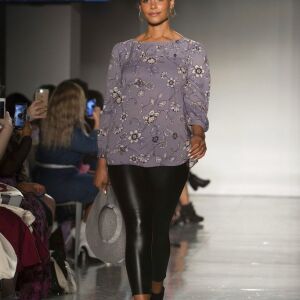 The Loft spring 2019 collection is modeled during Fashion Week Friday, Sept. 7, 2018, in New York. (AP Photo/Kevin Hagen).