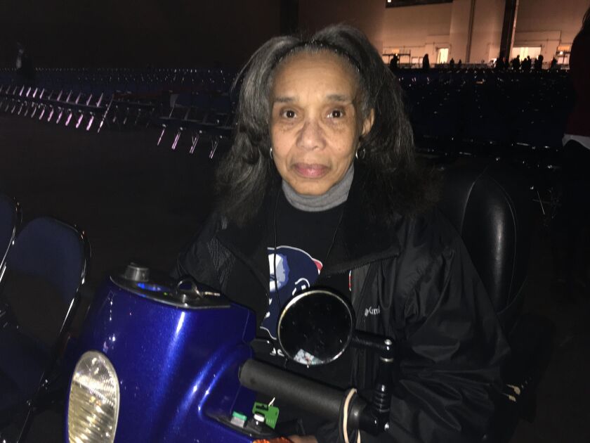 Obama volunteer Clarinda Valentine, 62, of Austin. | Maudlyne Ihejirika/Sun-Times