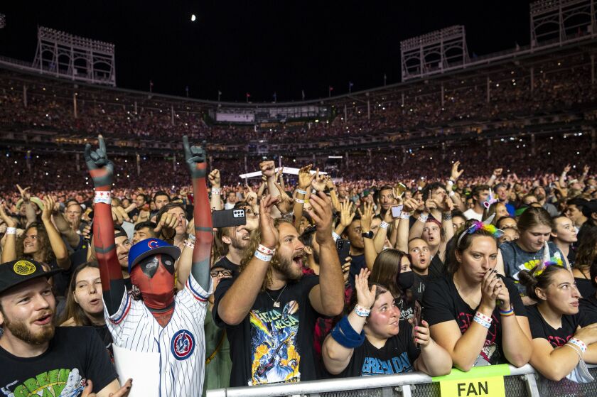 Fall Out Boy Wrigley Field Performance in Chicago