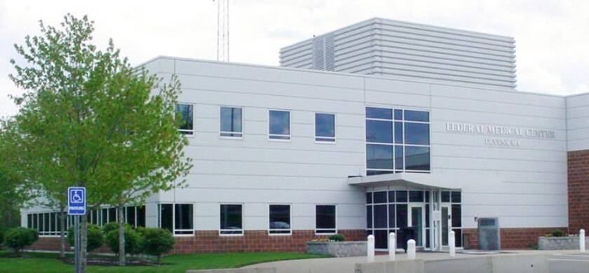 The Federal Medical Center, Devens in Massachusetts, where Vincent McCaffrey served most of his prison sentence.