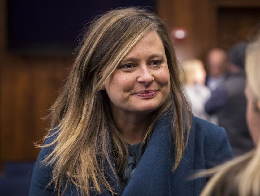 Katelynd Duncan testified before an Illinois House committee in Chicago on a sexual harassment bill in October. File Photo. | Rich Hein/Sun-Times