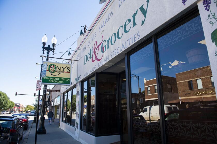 Emilia Pontarelli for years could be found at a cash register at Tony’s Italian Deli in Edison Park.