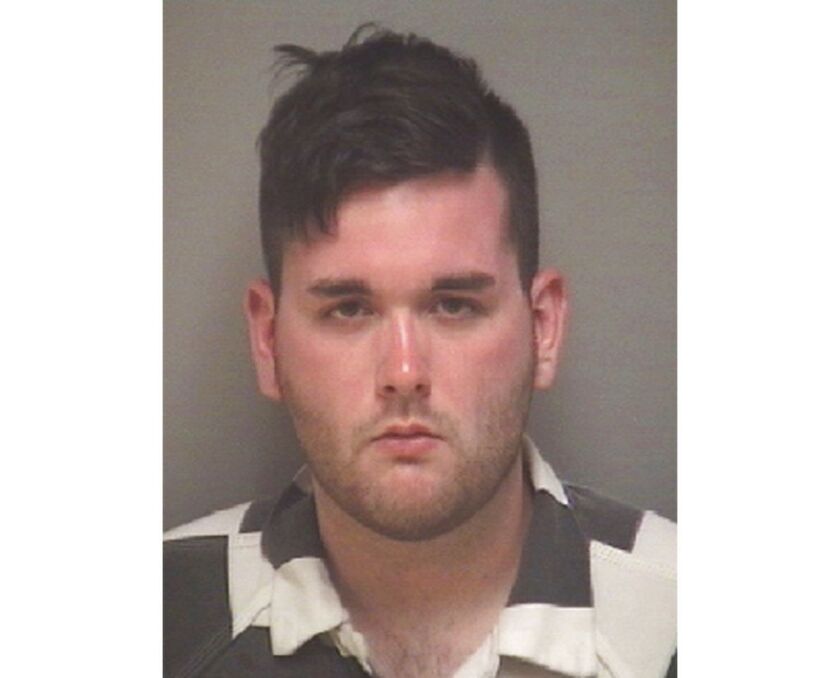 James Alex Fields Jr. was charged with second-degree murder and other counts after authorities say he rammed his car into a crowd of protesters Saturday, Aug. 12, 2017, in Charlottesville, Va. | Albemarle-Charlottesville Regional Jail via A)