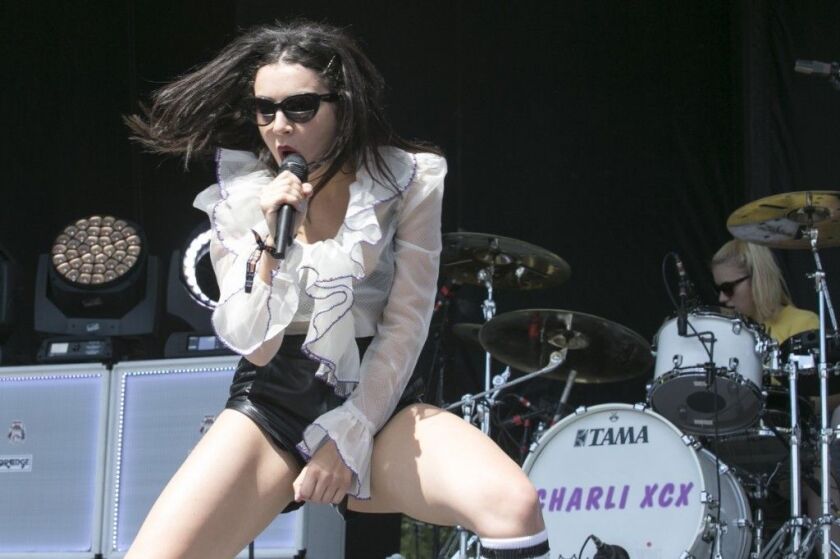 Charli XCX performs Saturday at Lollapalooza. | Ashlee Rezin/For Sun-Times Media
