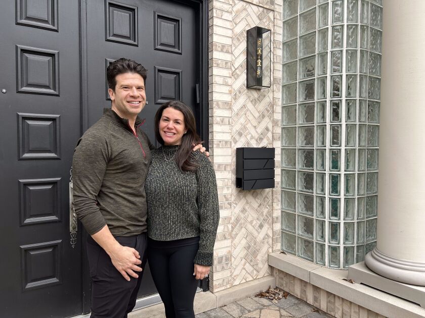 Jon and Miriam Friedman found out on Nov. 3, 2023 that their pro-Israel yard sign had been ripped up.