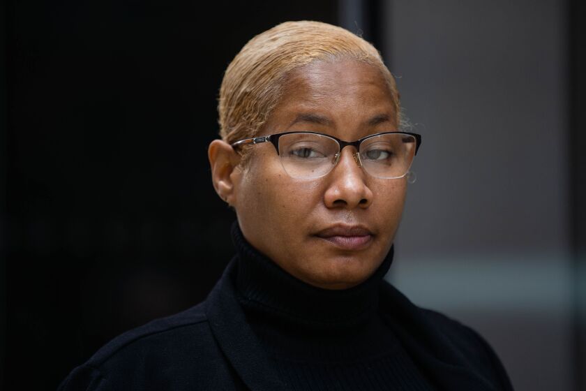 Chicago police Officer Cynthia Donald, who filed a lawsuit for workplace sexual assault and harassment against former Supt. Eddie Johnson.