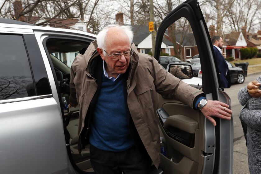 Democratic presidential candidate Sen. Bernie Sanders