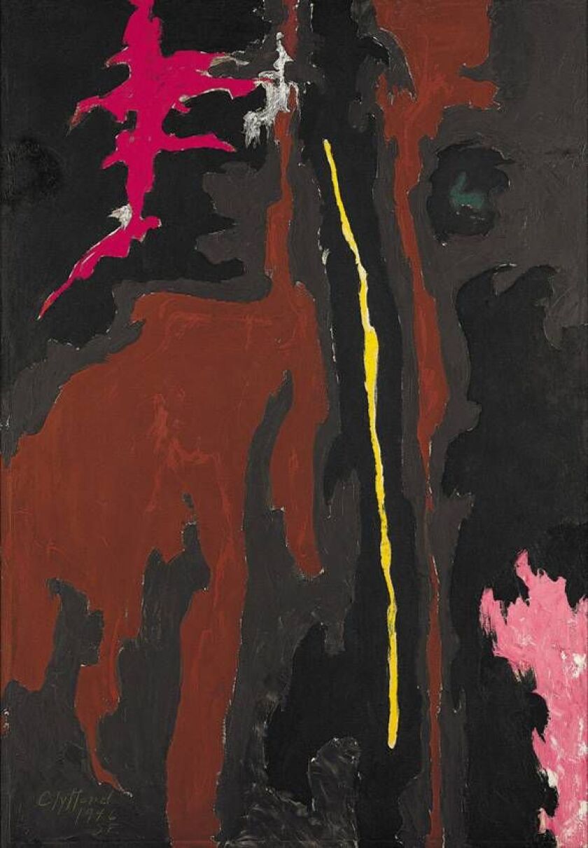 <b> </b>Clyfford Still, <i>1946 PH-69, </i>1946, oil on canvas. | © 2017 City & County of Denver, Courtesy Clyfford Still Museum / Artists Rights Society (ARS), New York.