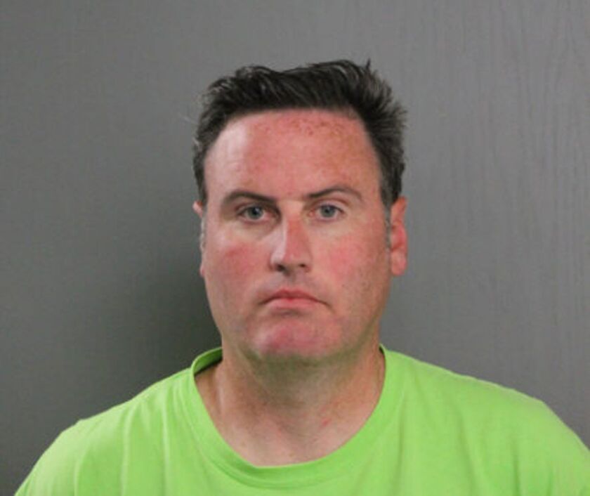 Kevin Quinn after he was arrested by Chicago Police in July 2017.
