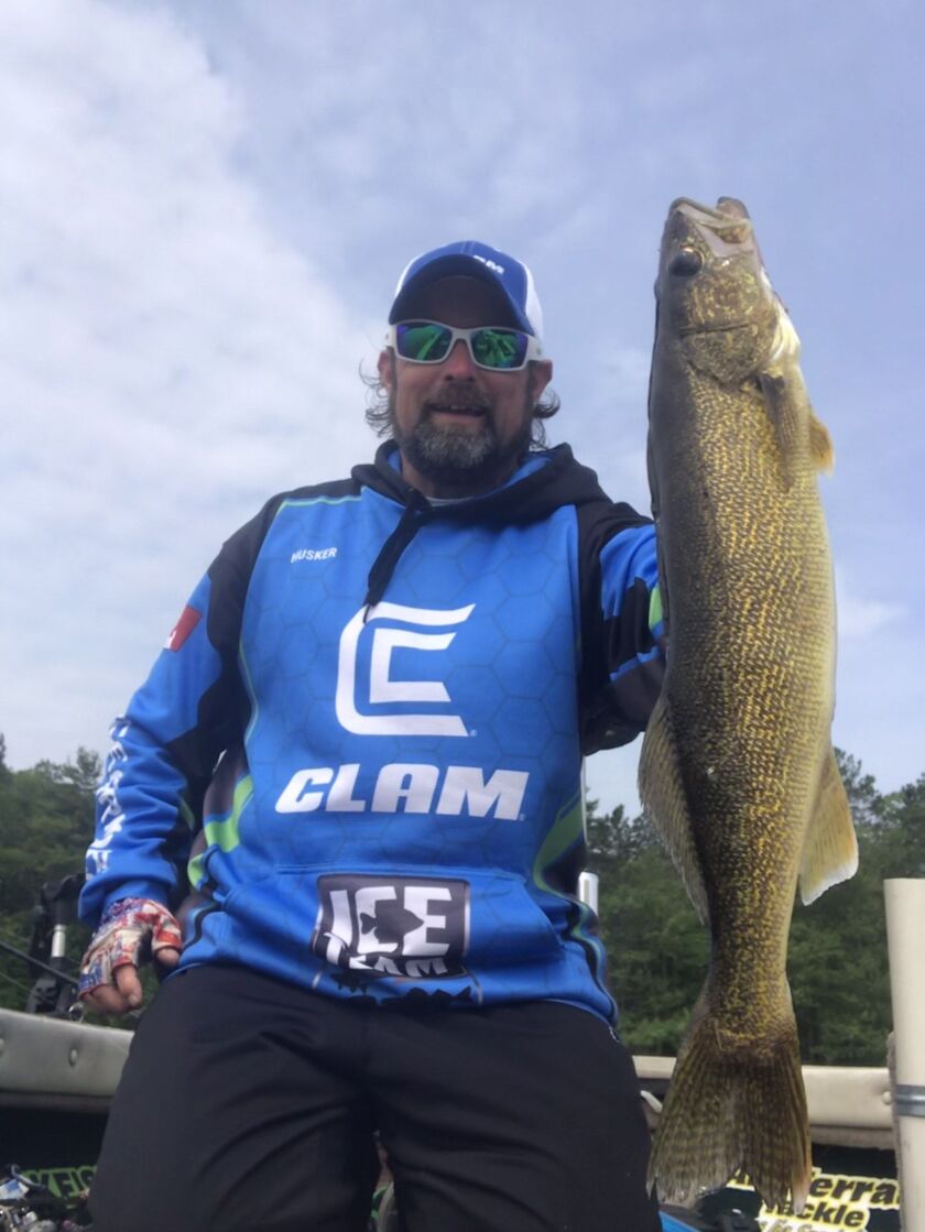 Ken “Husker” O’Malley with a good walleye from northern Wisconsin. Provided photo