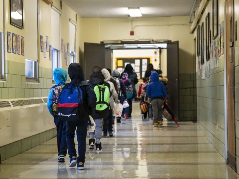CPS students at Roswell B. Mason Elementary School on the South Side.