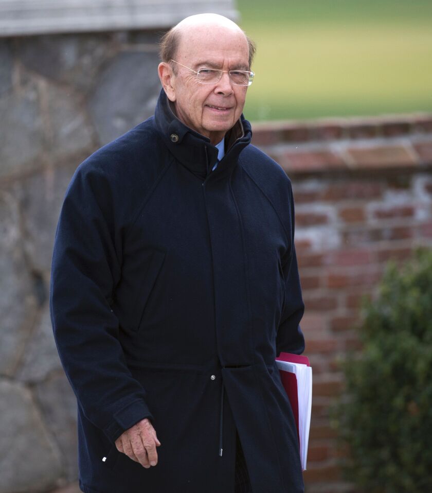 Commerce Secretary Wilbur Ross. | Agence France Press files