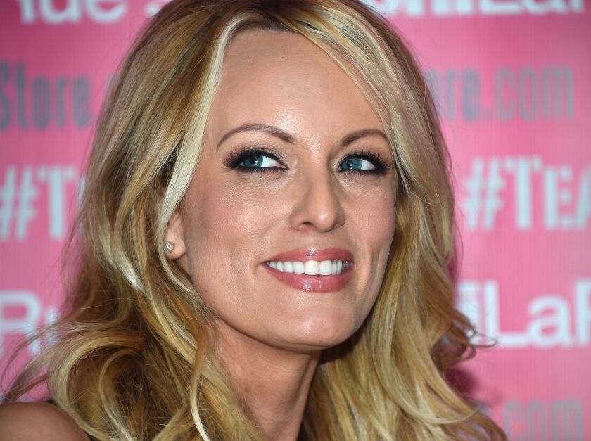 Adult film star Stormy Daniels’ new book, “Full Disclosure,” includes her graphic description of Trump’s genitalia, including a reference to a character on the Mario Kart video game. | Robyn Beck/AFP/Getty Images